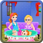 grand daughter gives birth android application logo